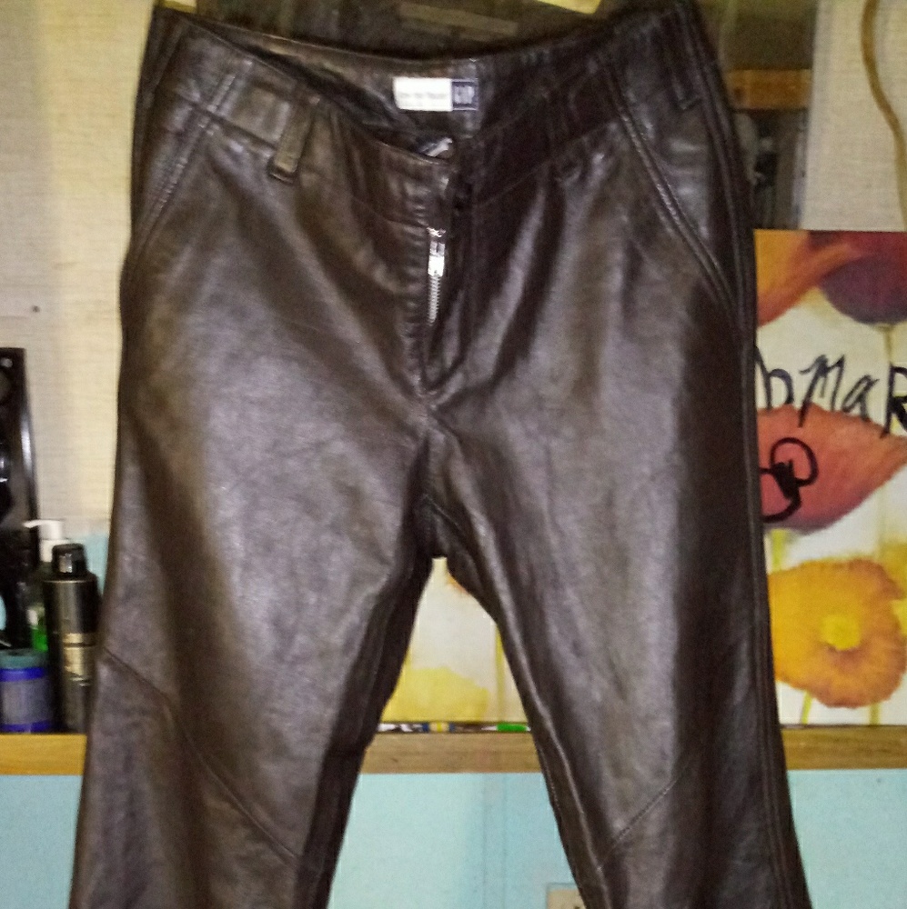 Gap genuine leather pants